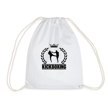 Kickboxing - Turnbeutel - Weiß - Vorne