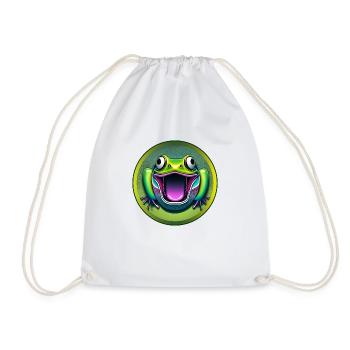 Grenouille hurlante - Sac de sport léger - blanc - Devant