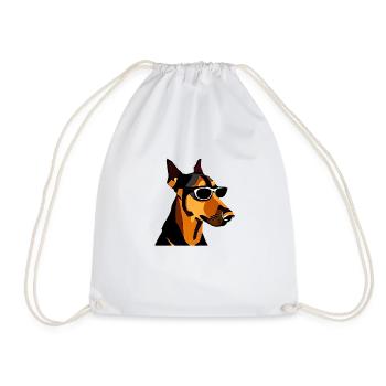 Chien Propriétaire Chiens Terrier Propriétaire de chien - Sac de sport léger - blanc - Devant