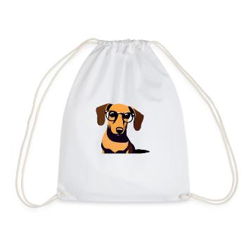 Dog Dog Owner Dog Owner Dogs Terrier - Drawstring Bag - white - Front