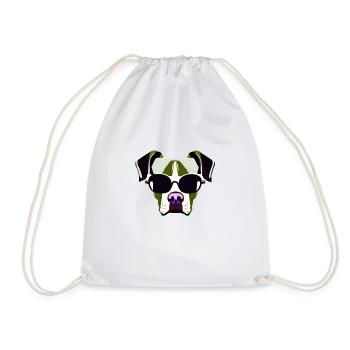 Dogs Terrier Dog Owner Dog Owner Dog - Drawstring Bag - white - Front