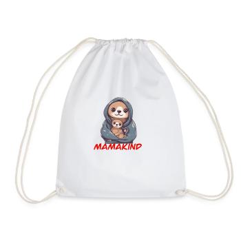 Mama's child - Drawstring Bag - white - Front