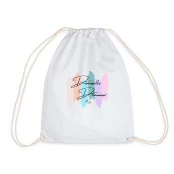 Demoiselle d'honneur arc en ciel pastel - Sac de sport léger - blanc - Devant