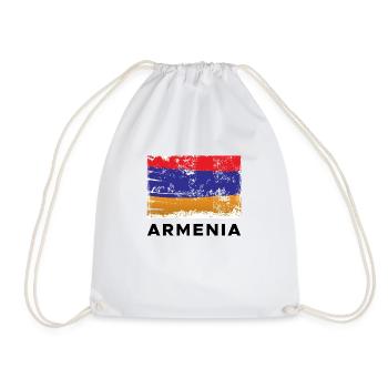 Armenia Flag - Turnbeutel - Weiß - Vorne