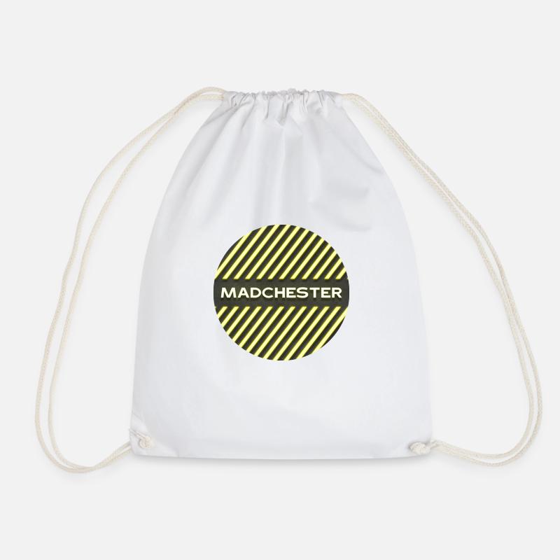 MADCHESTER - Drawstring Bag - white