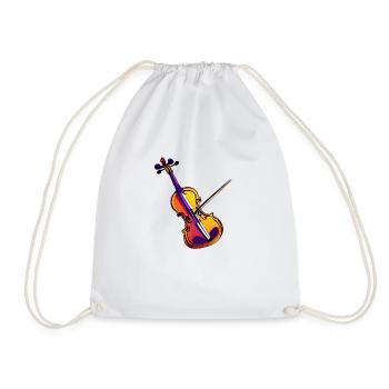 Violon Orchestre Violoniste Musique Violon - Sac de sport léger - blanc - Devant