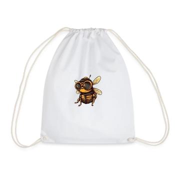 Pilote d’abeilles - Sac de sport léger - blanc - Devant
