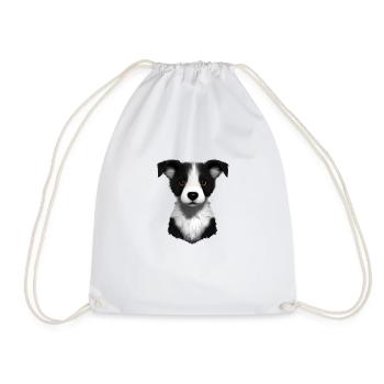 Hundehalter Border Collie Hunde Hundeliebhaber - Turnbeutel - Weiß - Vorne