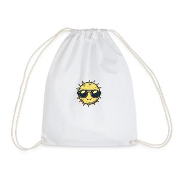 Soleil - Sac de sport léger - blanc - Devant