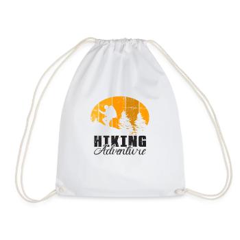 HIking Adventure - Drawstring Bag - white - Front