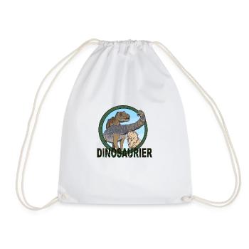 Dinos - Turnbeutel - Weiß - Vorne