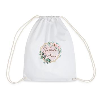 Demoiselle d’honneur floral - Sac de sport léger - blanc - Devant