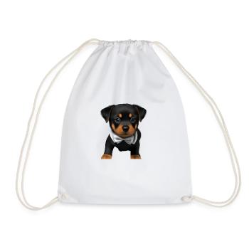 Rottweiler Chien Chiot Rottweiler Puppy Chiens - Sac de sport léger - blanc - Devant