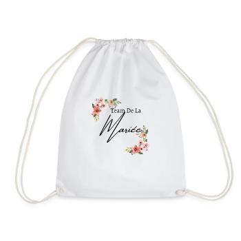 Team de la mariée floral - Sac de sport léger - blanc - Devant