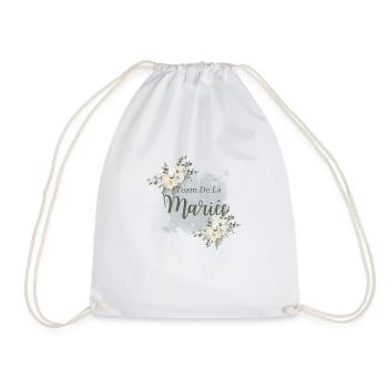 Team de la mariée floral - Sac de sport léger - blanc - Devant