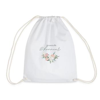 Demoiselle d’honneur floral - Sac de sport léger - blanc - Devant