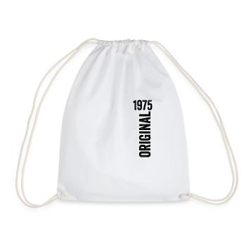 1975 Original Birthday Gift 1975 - Drawstring Bag - white - Front