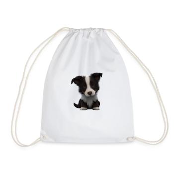 Hundehalter Hunde Border Collie Hundeliebhaber - Turnbeutel - Weiß - Vorne