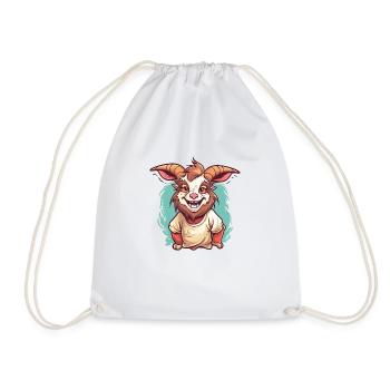 Cutest goat in the south - Drawstring Bag - white - Front