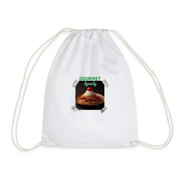 gourmet dynasty - bolo - Turnbeutel - Weiß - Vorne
