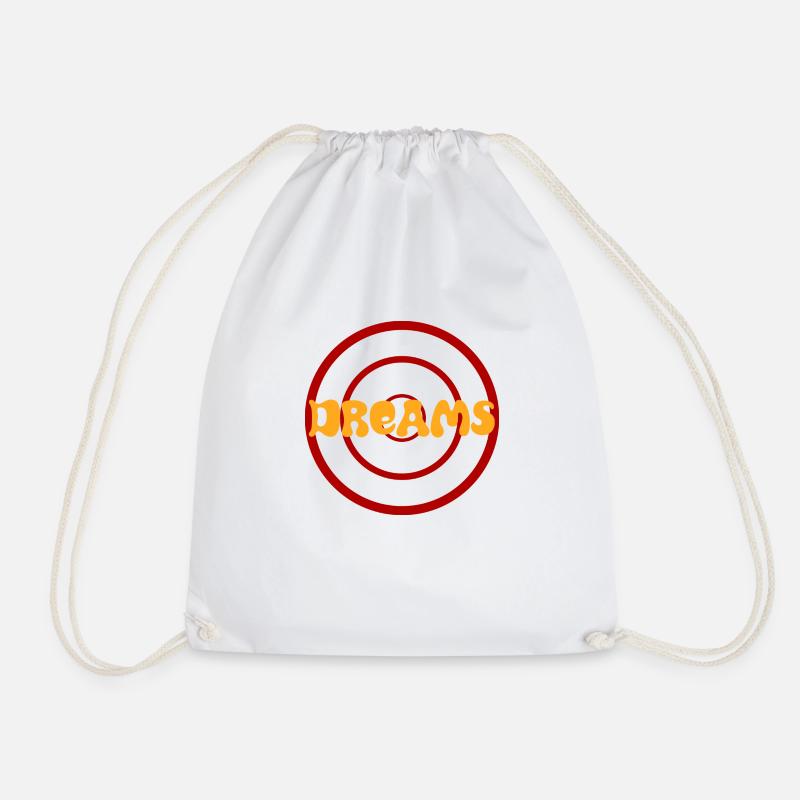 Dreams - Drawstring Bag - white