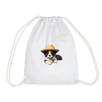 Border Collie Dog Lovers Dog Owners Dogs - Sac de sport léger - blanc - Devant