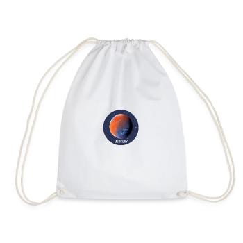Planet Mercury - Drawstring Bag - white - Front