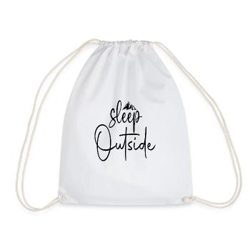 Dormir dehors - Sac de sport léger - blanc - Devant