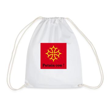 Putai* con ! - Sac de sport léger - blanc - Devant