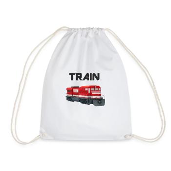 Train, Train, Locomotive - Sac de sport léger - blanc - Devant