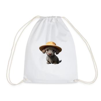 Dog Love Poodle Dog Owner Poodle Puppy Dog Puppy - Drawstring Bag - white - Front