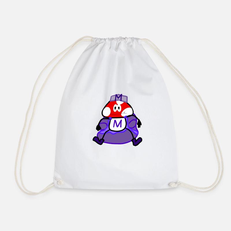 The Kingdom of M - Drawstring Bag - white