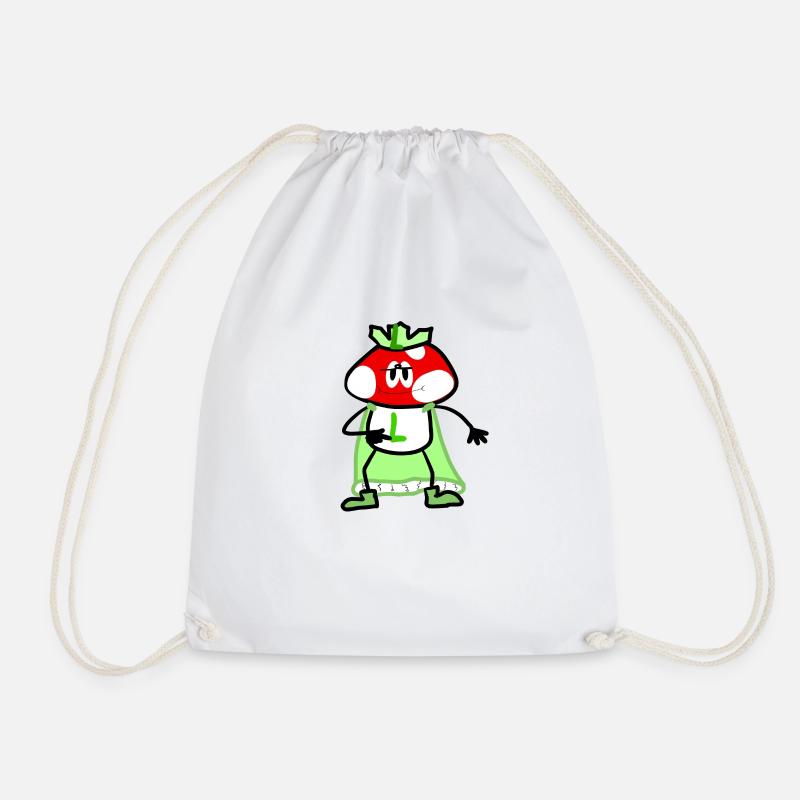 The L Design. For all names that start with L - Drawstring Bag - white