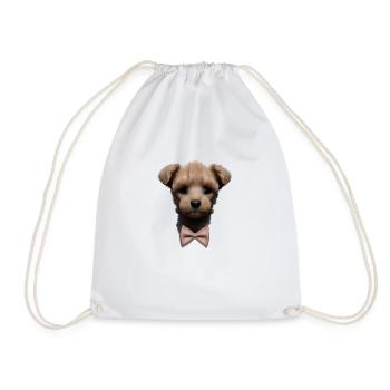 Caniche Chien Propriétaire Chien Chiot Chien Amour Caniche Chiot - Sac de sport léger - blanc - Devant