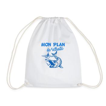 Mon super plan de retraite - Sac de sport léger - blanc - Devant