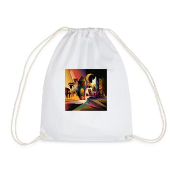 The Bauhaus Legacy - Drawstring Bag - white - Front