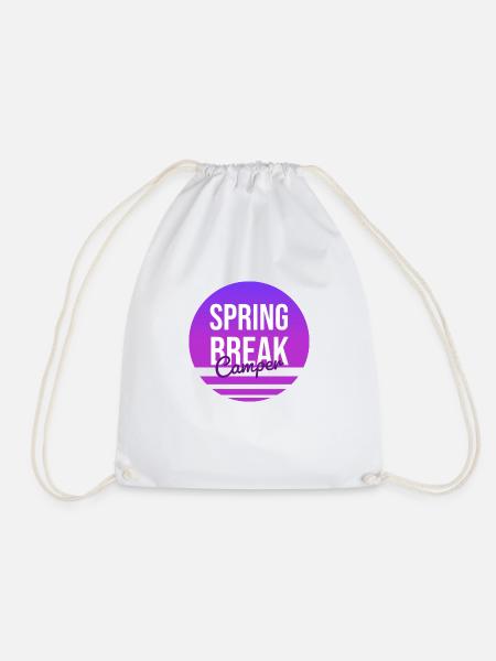 Spring-Camper - Turnbeutel - Weiß