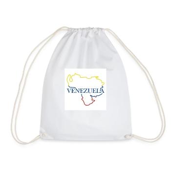 Carte du Venezuela - Sac de sport léger - blanc - Devant