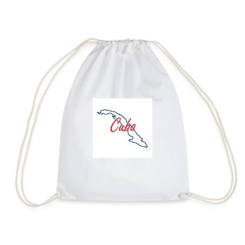 Carte de Cuba - Sac de sport léger - blanc - Devant
