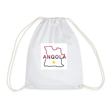 Carte de l’Angola - Sac de sport léger - blanc - Devant