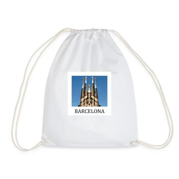 Barcelona - Turnbeutel - Weiß - Vorne