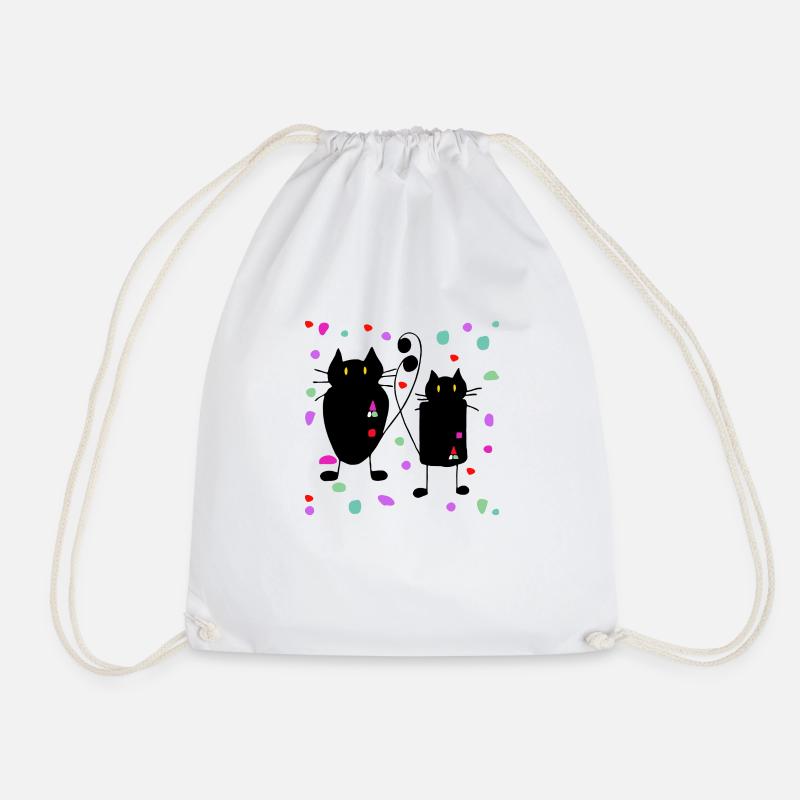 Chats - Sac de sport léger - blanc