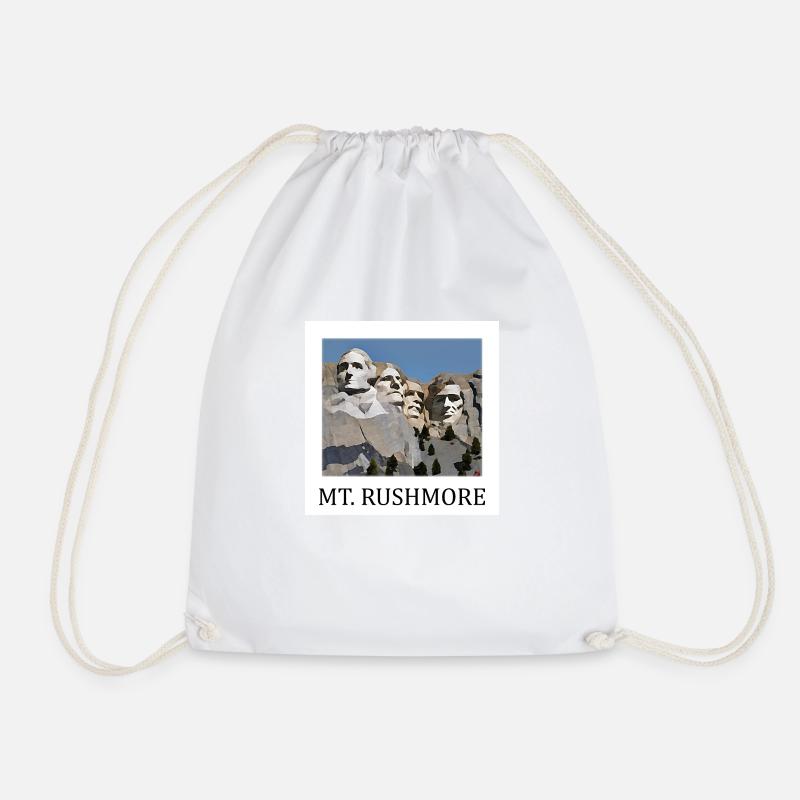 Mount Rushmore - Turnbeutel - Weiß