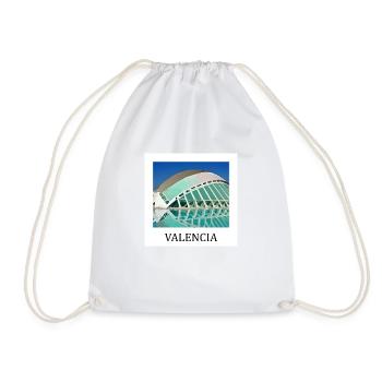 Valence - Drawstring Bag - white - Front