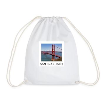San Francisco - Turnbeutel - Weiß - Vorne