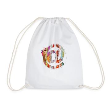Internet email www drôle de mème grunge tech leters - Sac de sport léger - blanc - Devant