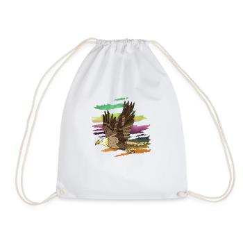 Oiseau - Sac de sport léger - blanc - Devant