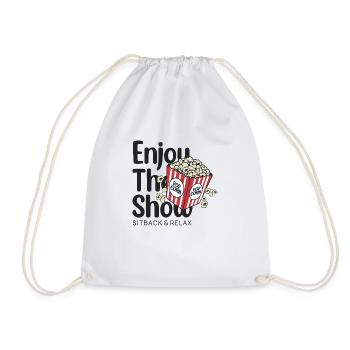 Enjoy The Show b - Turnbeutel - Weiß - Vorne