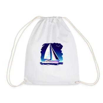 voilier voilier voilier voilier voilier voilier - Sac de sport léger - blanc - Devant