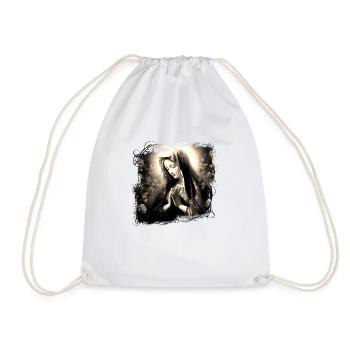 Holly Mary Maria Madonna Mariana Virgin Mary Holy - Drawstring Bag - white - Front